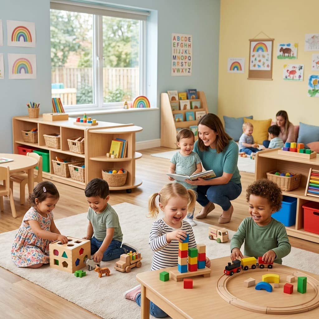Children in daycare at Whizkids