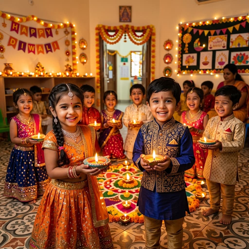Diwali celebration at Whizkids